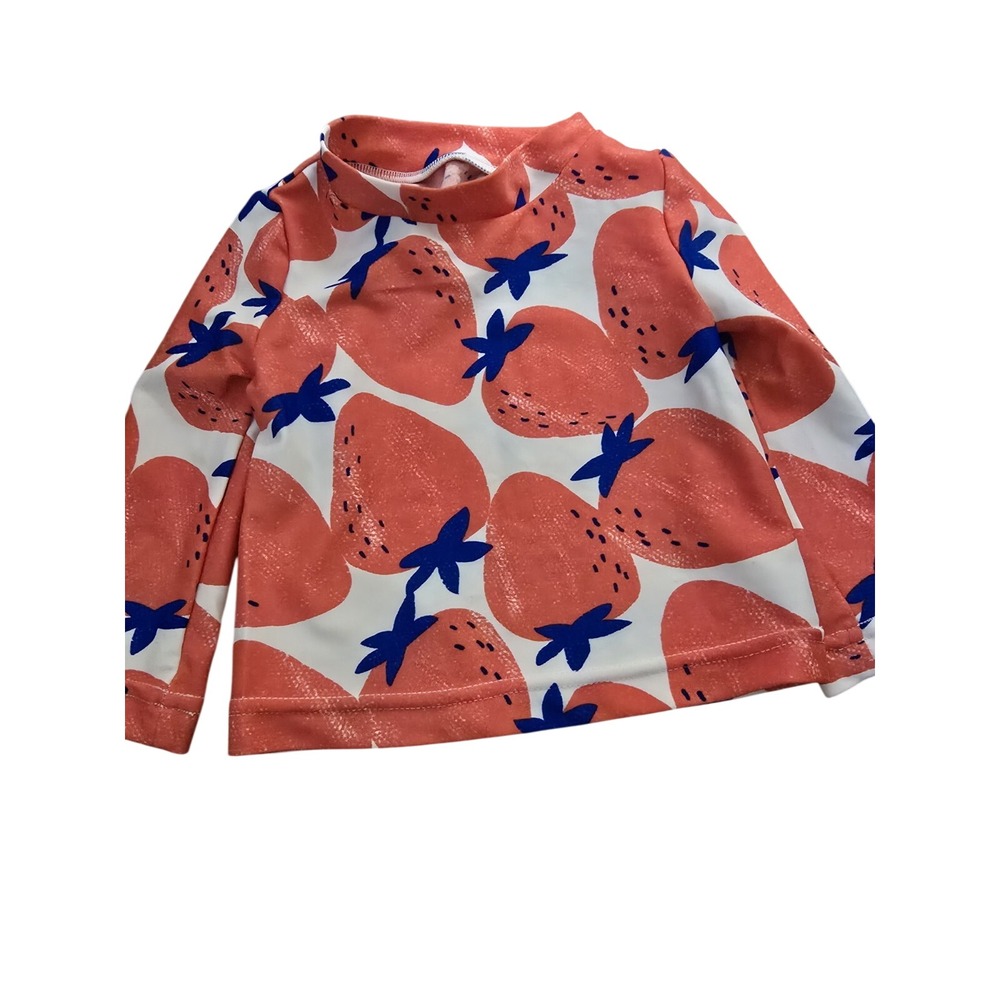 Carter's Just One You 6 Month Long Sleeve Fruit‎ Print Rashguard, Swim Top